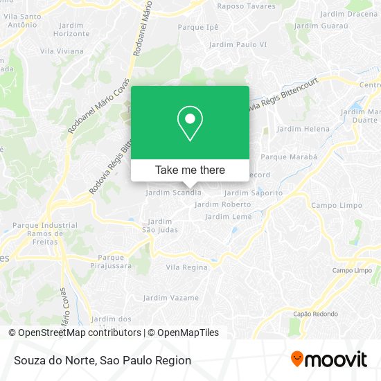 Souza do Norte map