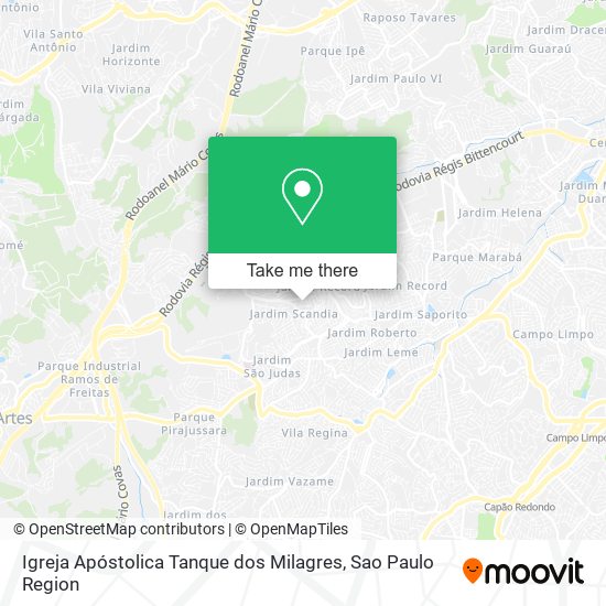 Igreja Apóstolica Tanque dos Milagres map