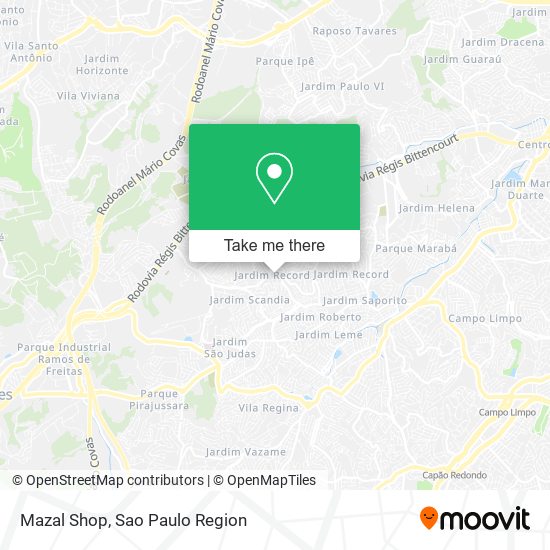 Mazal Shop map