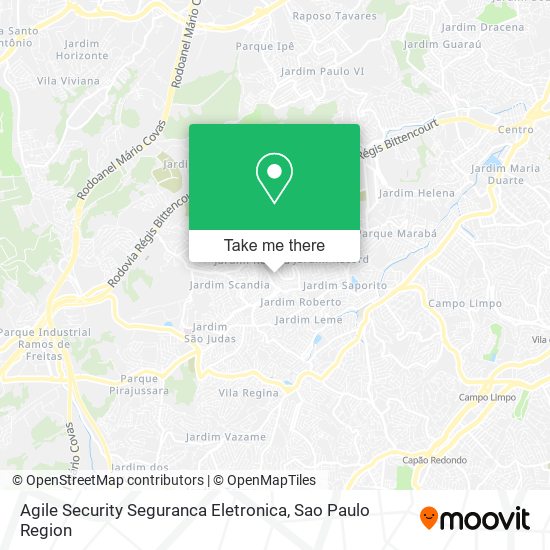 Agile Security Seguranca Eletronica map