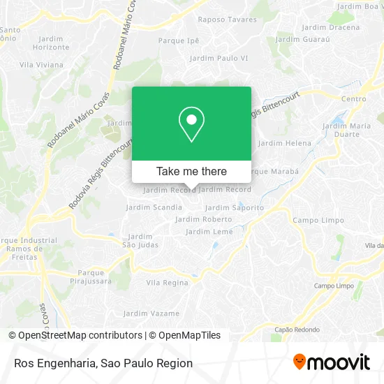 Ros Engenharia map