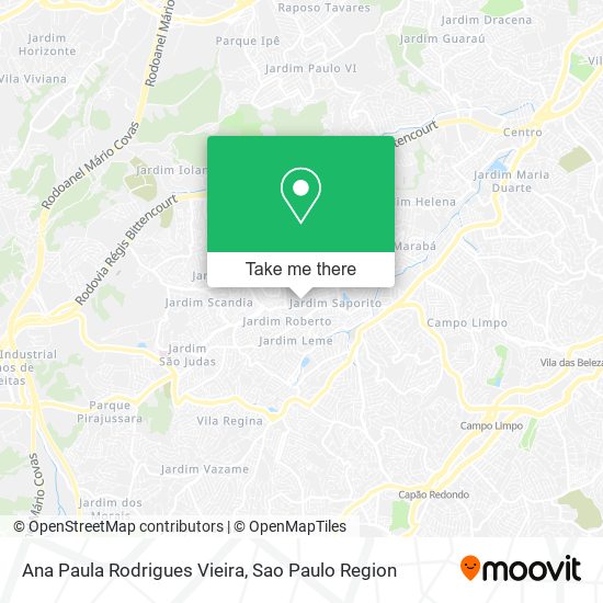 Ana Paula Rodrigues Vieira map