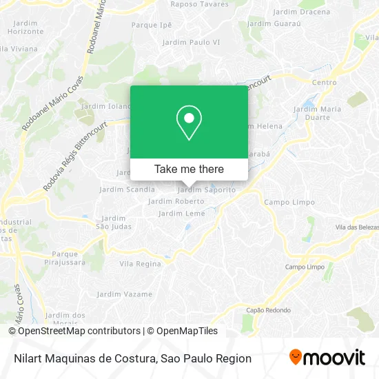 Nilart Maquinas de Costura map