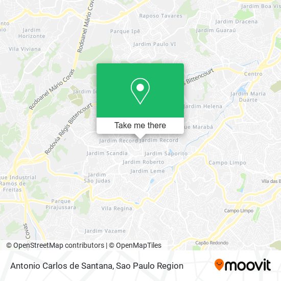 Antonio Carlos de Santana map