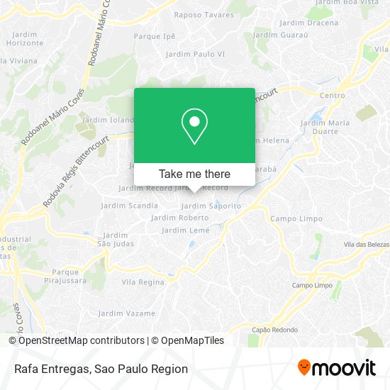 Rafa Entregas map