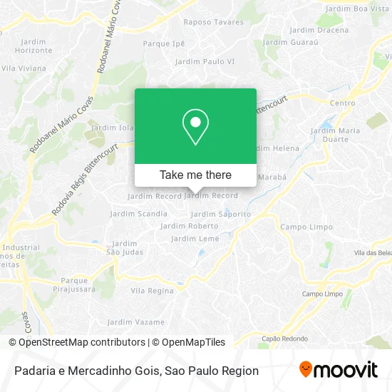 Padaria e Mercadinho Gois map