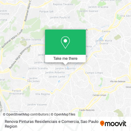 Renova Pinturas Residenciais e Comercia map