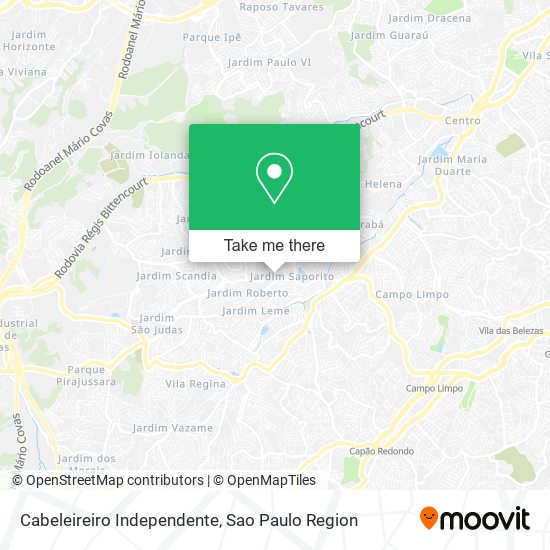 Cabeleireiro Independente map