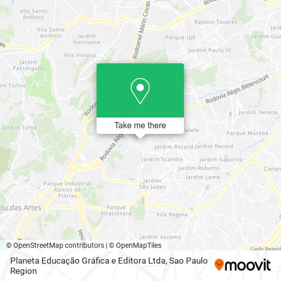 Mapa Planeta Educação Gráfica e Editora Ltda