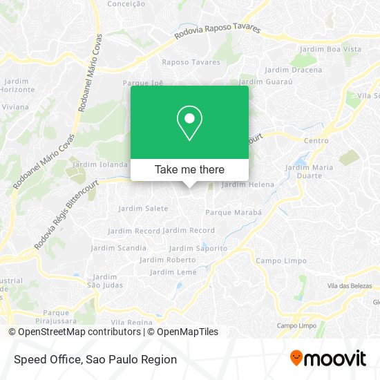Mapa Speed Office