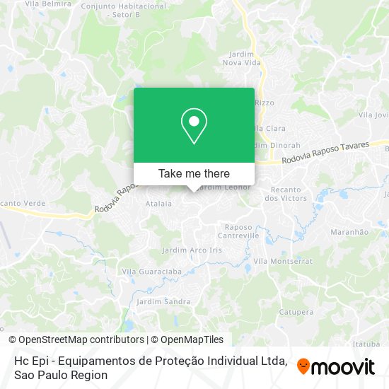 Hc Epi - Equipamentos de Proteção Individual Ltda map