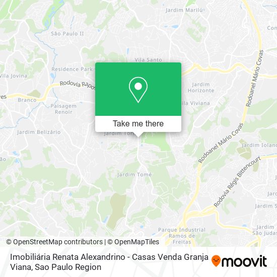 Imobiliária Renata Alexandrino - Casas Venda Granja Viana map