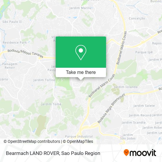 Bearmach LAND ROVER map