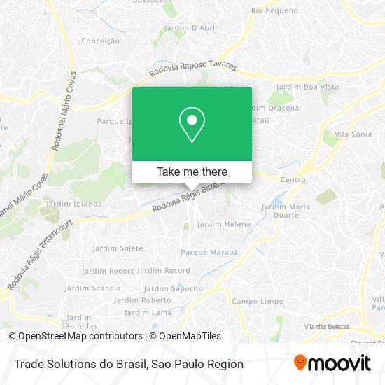 Mapa Trade Solutions do Brasil