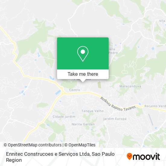 Mapa Ennitec Construcoes e Serviços Ltda