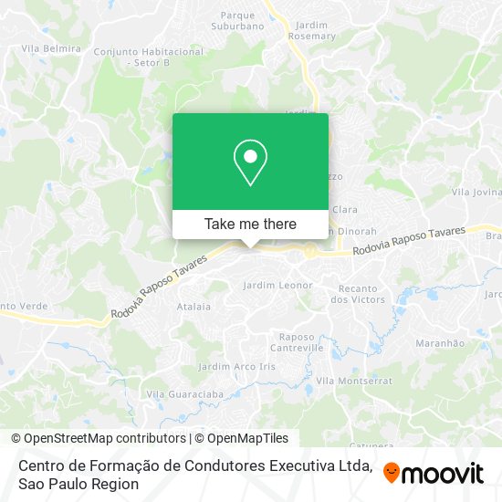 Centro de Formação de Condutores Executiva Ltda map