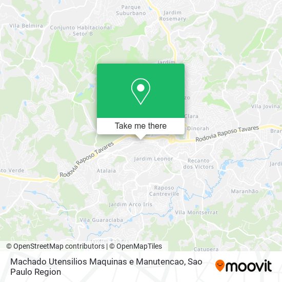 Machado Utensilios Maquinas e Manutencao map