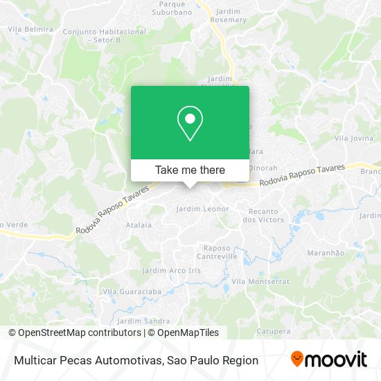 Multicar Pecas Automotivas map