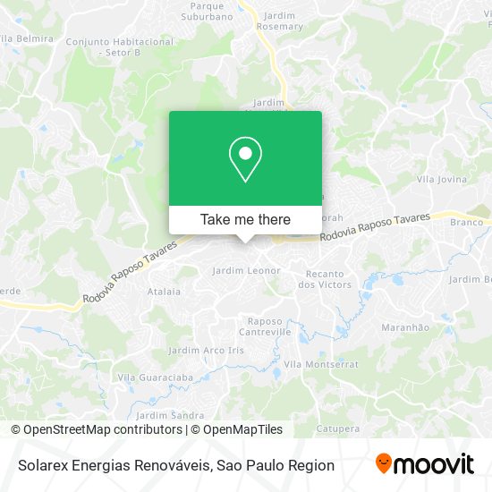 Solarex Energias Renováveis map