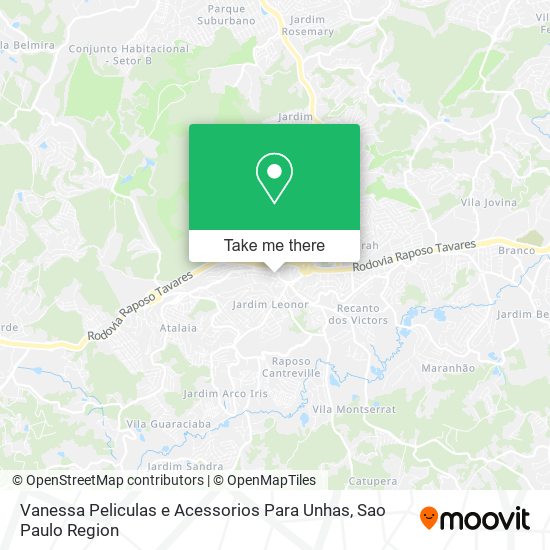 Vanessa Peliculas e Acessorios Para Unhas map