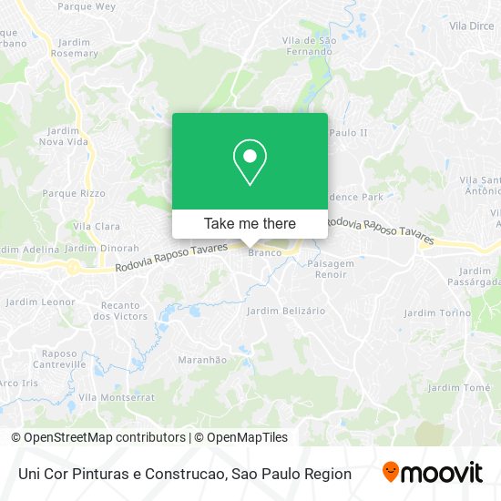 Uni Cor Pinturas e Construcao map