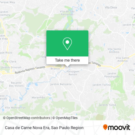 Casa de Carne Nova Era map