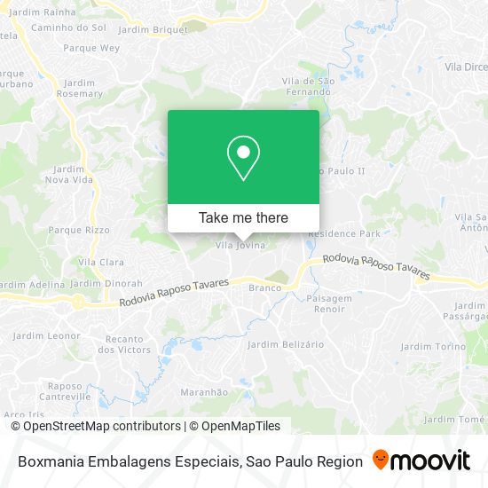 Mapa Boxmania Embalagens Especiais