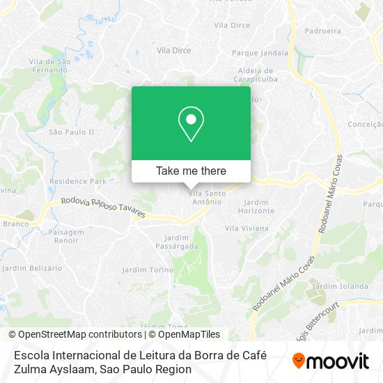 Escola Internacional de Leitura da Borra de Café Zulma Ayslaam map