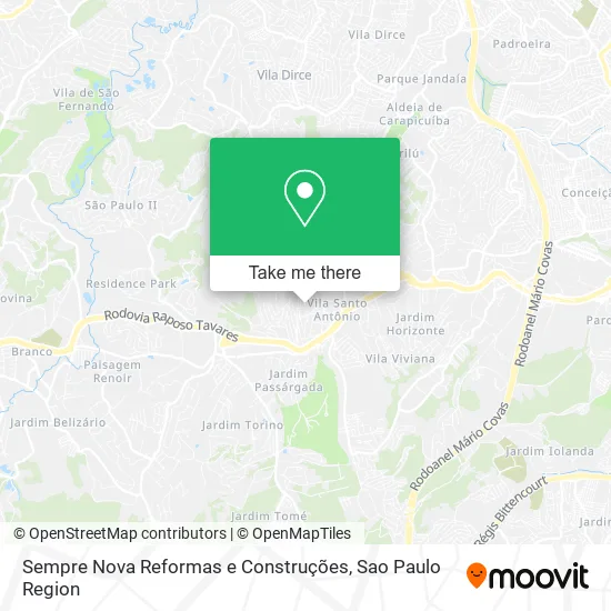 Sempre Nova Reformas e Construções map