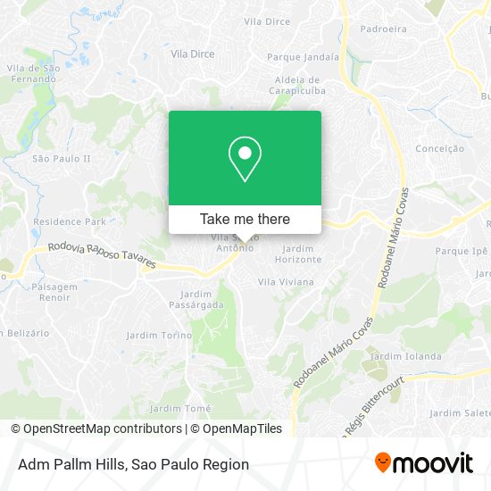 Adm Pallm Hills map