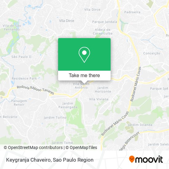 Mapa Keygranja Chaveiro