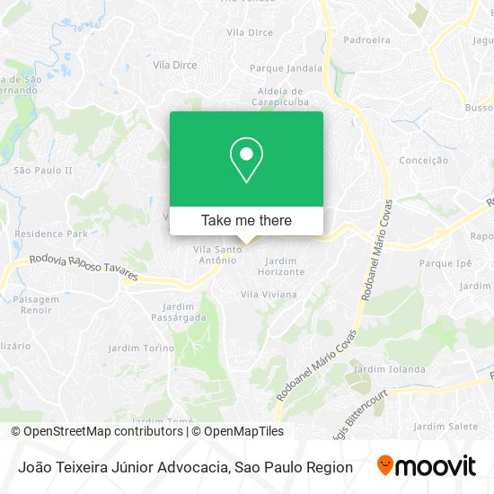Mapa João Teixeira Júnior Advocacia