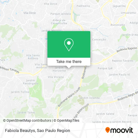 Fabiola Beautys map