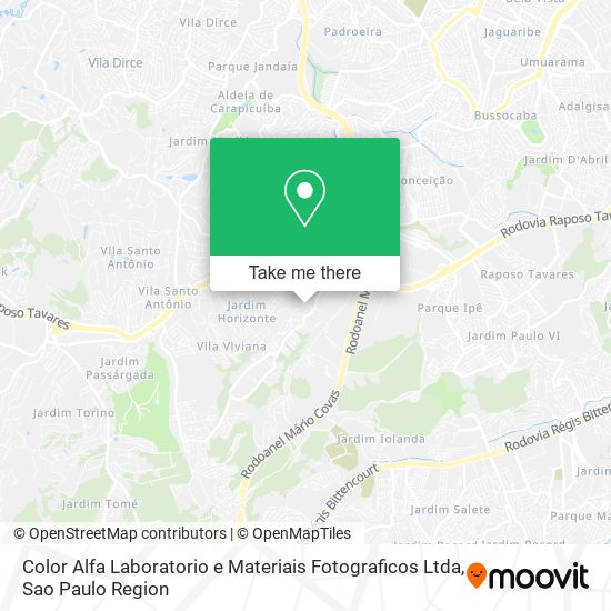 Color Alfa Laboratorio e Materiais Fotograficos Ltda map