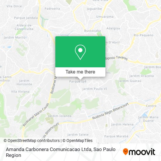 Amanda Carbonera Comunicacao Ltda map