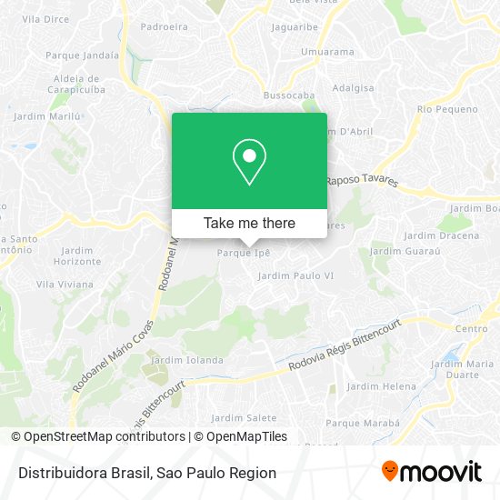 Distribuidora Brasil map