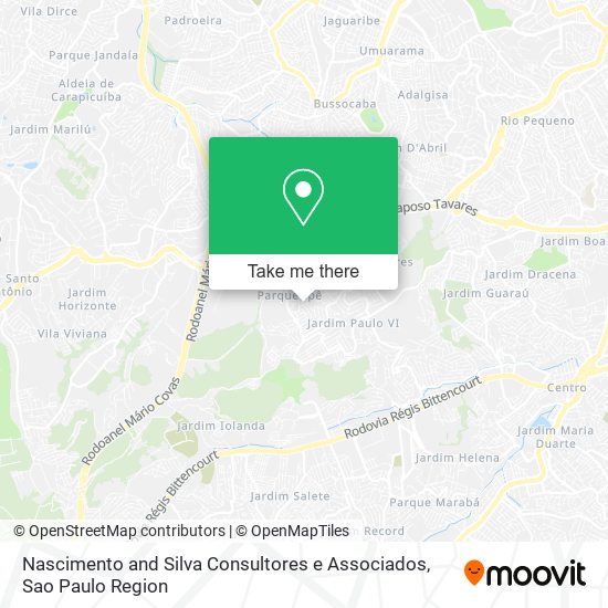 Nascimento and Silva Consultores e Associados map