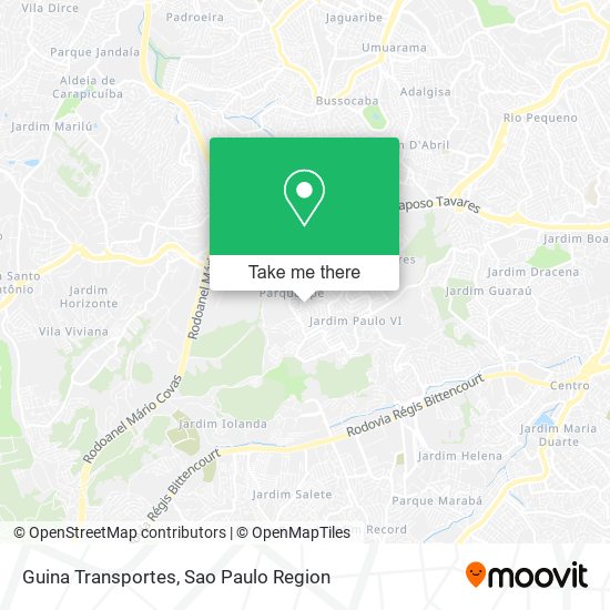 Guina Transportes map