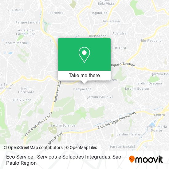 Eco Service - Serviços e Soluções Integradas map