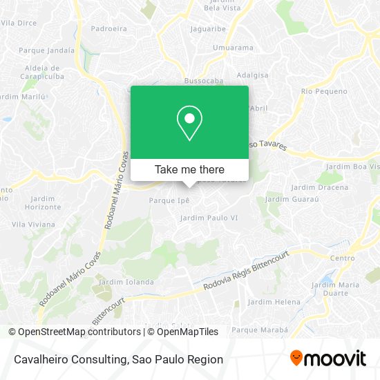 Mapa Cavalheiro Consulting