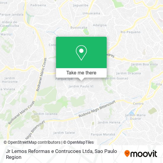 Jr Lemos Reformas e Contrucoes Ltda map