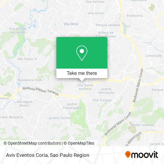 Mapa Aviv Eventos Coria