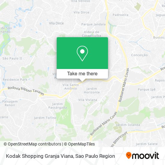 Mapa Kodak Shopping Granja Viana