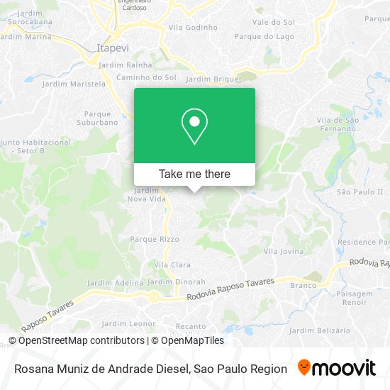 Rosana Muniz de Andrade Diesel map