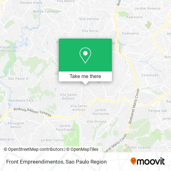 Mapa Front Empreendimentos