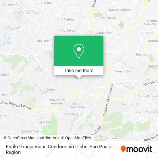 Estilo Granja Viana Condomínio Clube map