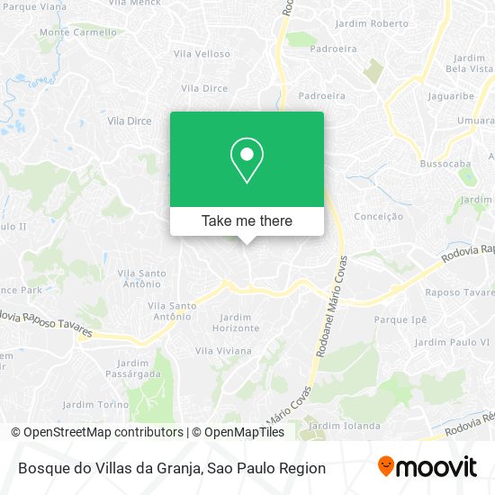 Bosque do Villas da Granja map