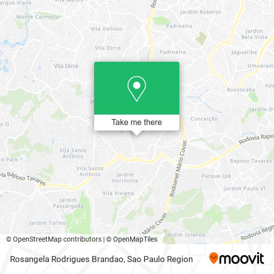 Rosangela Rodrigues Brandao map