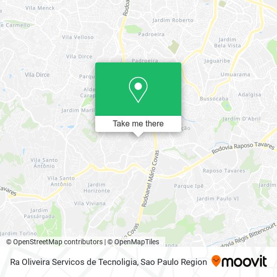 Ra Oliveira Servicos de Tecnoligia map