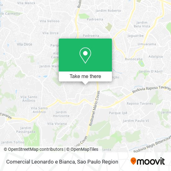Comercial Leonardo e Bianca map